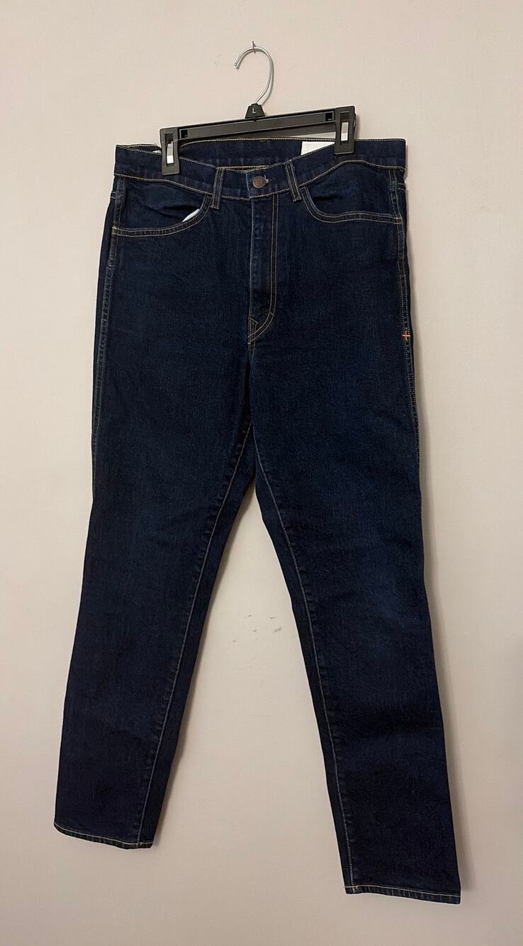 Imogene + Willie High-Rise Straight Leg Jeans Women’s Size 31 Dark Wash Denim